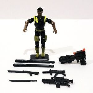 GI Joe Sgt Stalker v5 Figure Vtg 1994 ARAH Hasbro Complete Weapons No File Card